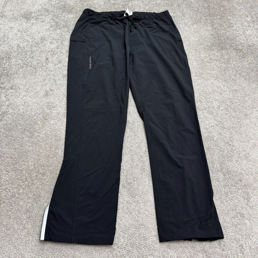 Pearl Izumi Cycling Pants Mens XL Black Lightweight Active Stretch Ankle Zip Out